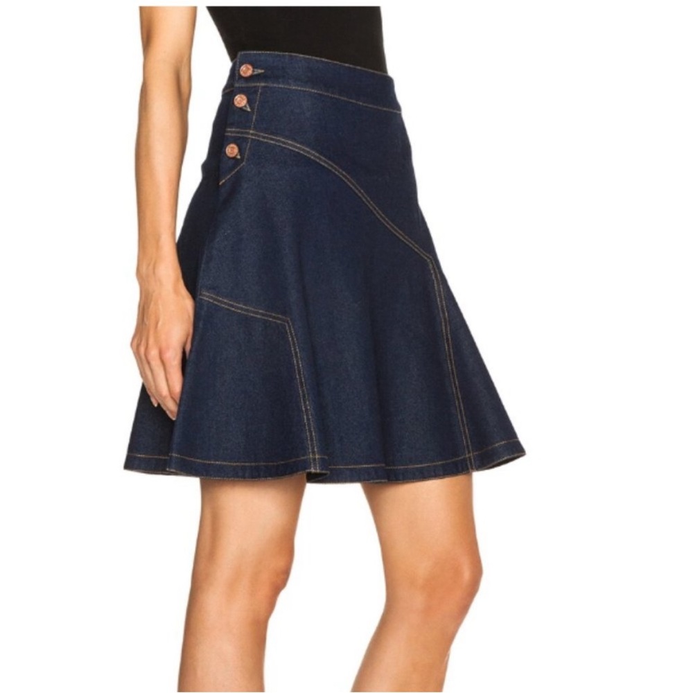 See by Chloe Denim Mini Skirt 4